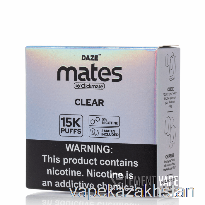 Vape Kazakhstan 7 Daze Mate Pods Clear